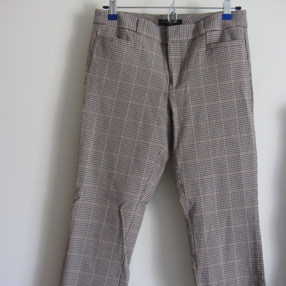 Banana Republic Sloan houndstooth ankle pant